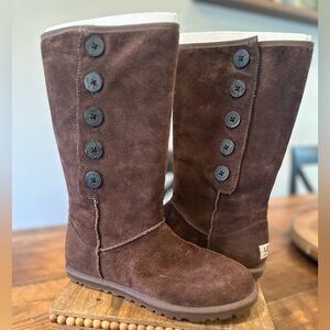 UGG Australia Button Boots Brown